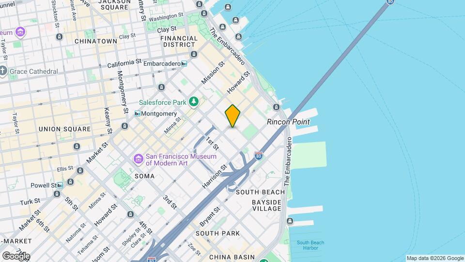 300 Beale St, Unit 309 Mapa y Detalles de la Ubicación