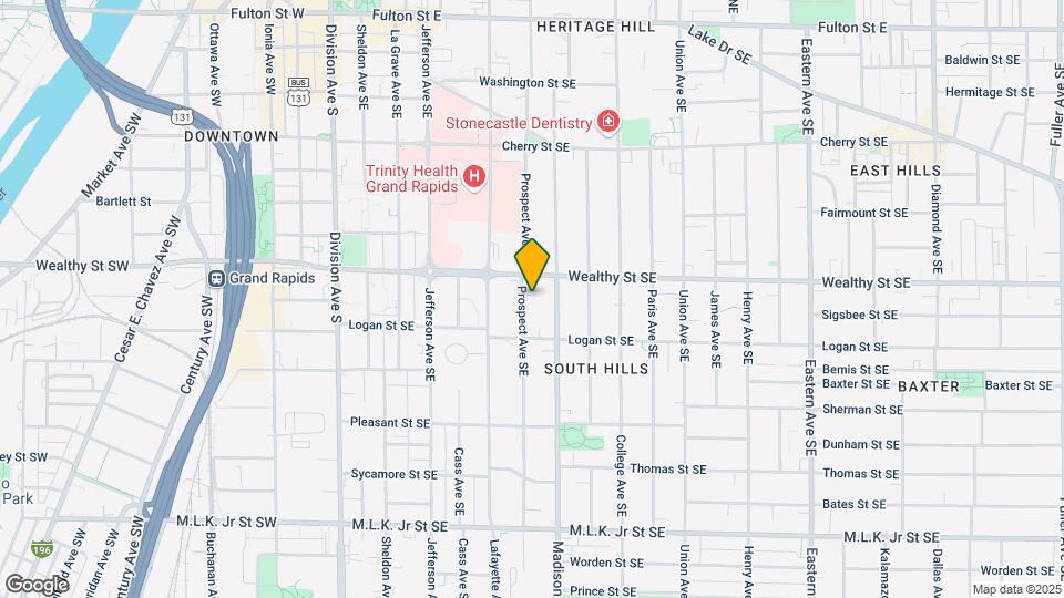 424 Prospect Ave SE Map and Location Details