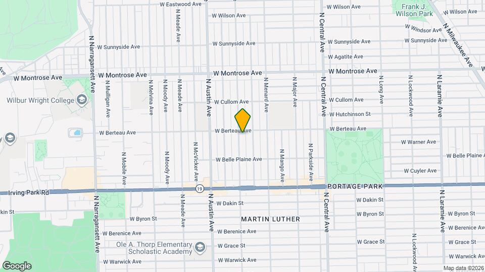 4149 N Marmora Ave, Unit Unit B Mapa y Detalles de la Ubicación