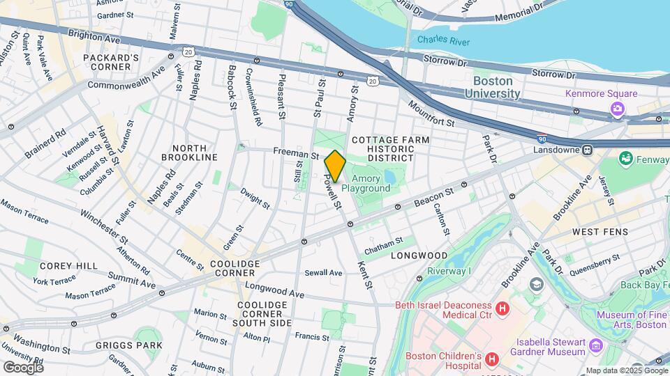 45 Powell St, Unit #1 Map and Location Details