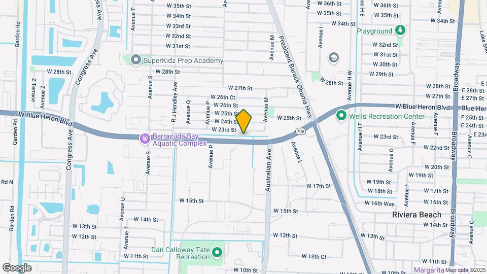 1150 Blue Heron Blvd Map and Location Details