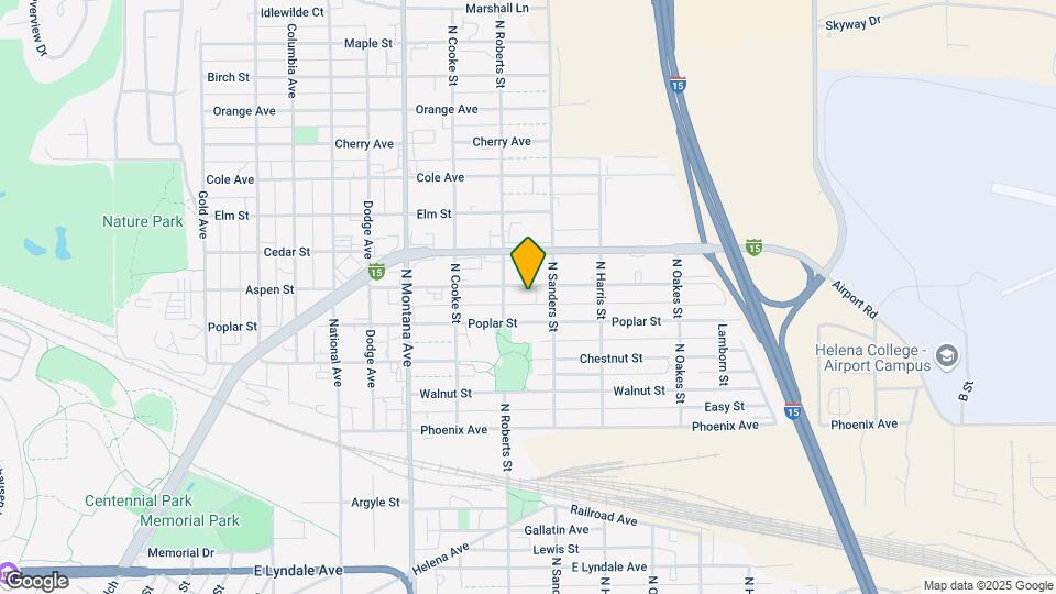 1429 Aspen St Map and Location Details