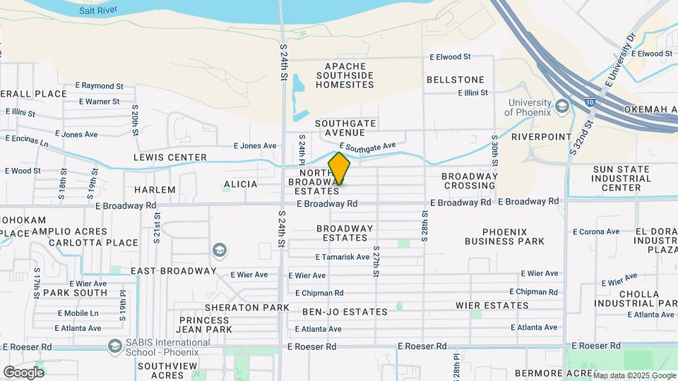 2511 E Pueblo Ave Mapa y Detalles de la Ubicación