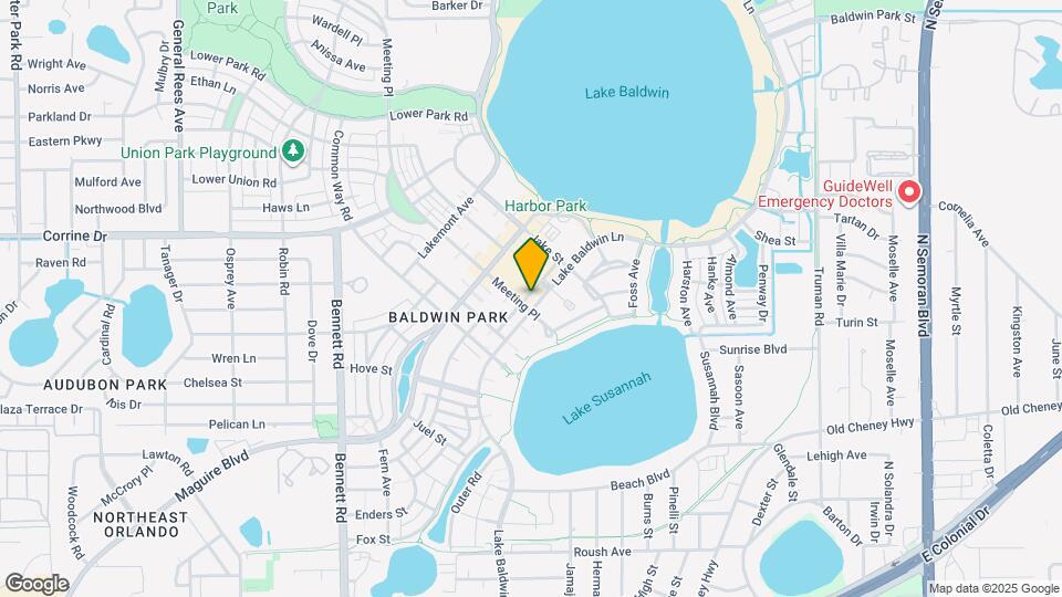 1420 Lake Baldwin Ln Map and Location Details