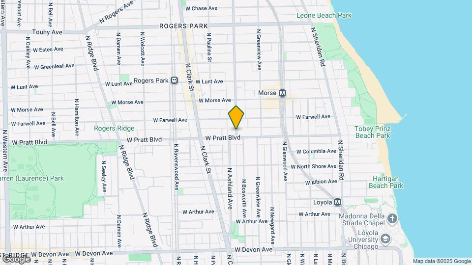 6814 N Ashland Blvd Map and Location Details