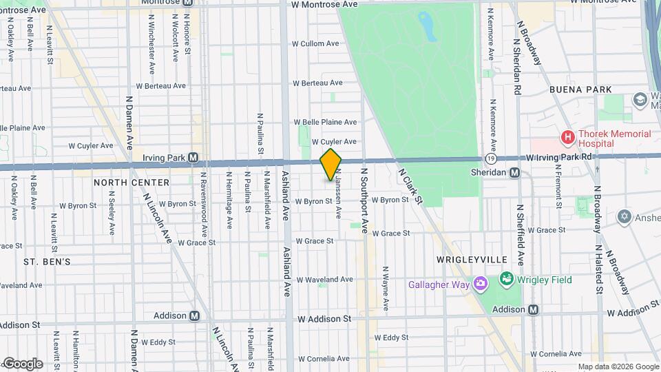 3920 N Janssen Ave, Unit 3E Mapa y Detalles de la Ubicación