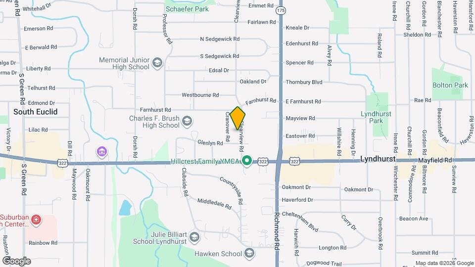 1402 Clearview Rd Map and Location Details