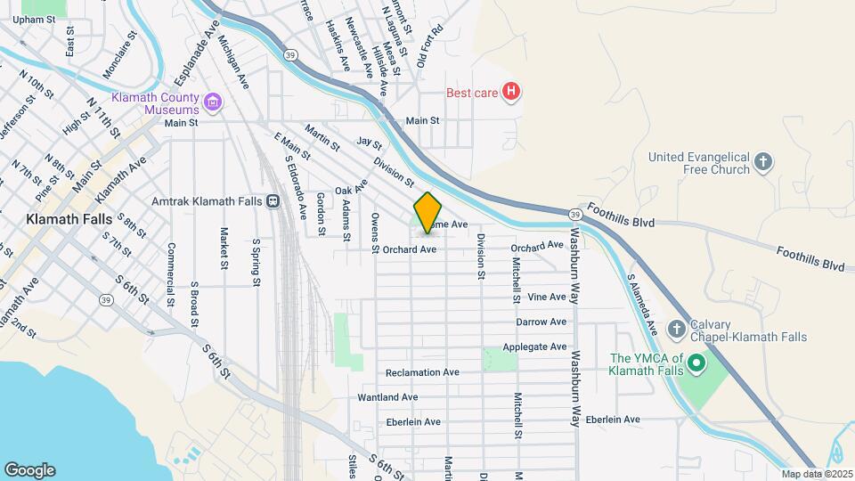 2129 Orchard Ave Map and Location Details