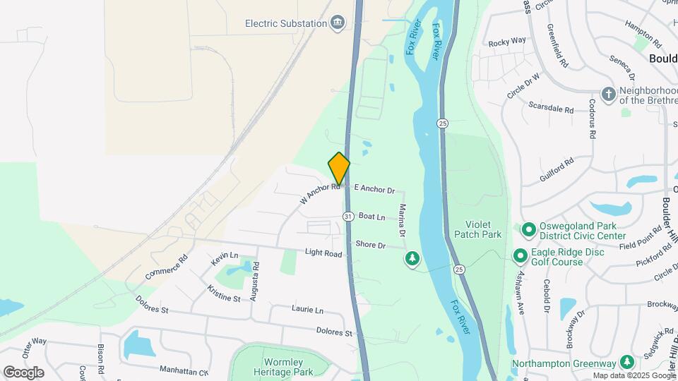 7 W Anchor Rd Map and Location Details