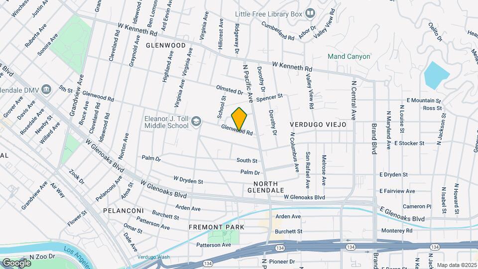 530 Glenwood Rd Mapa y Detalles de la Ubicación