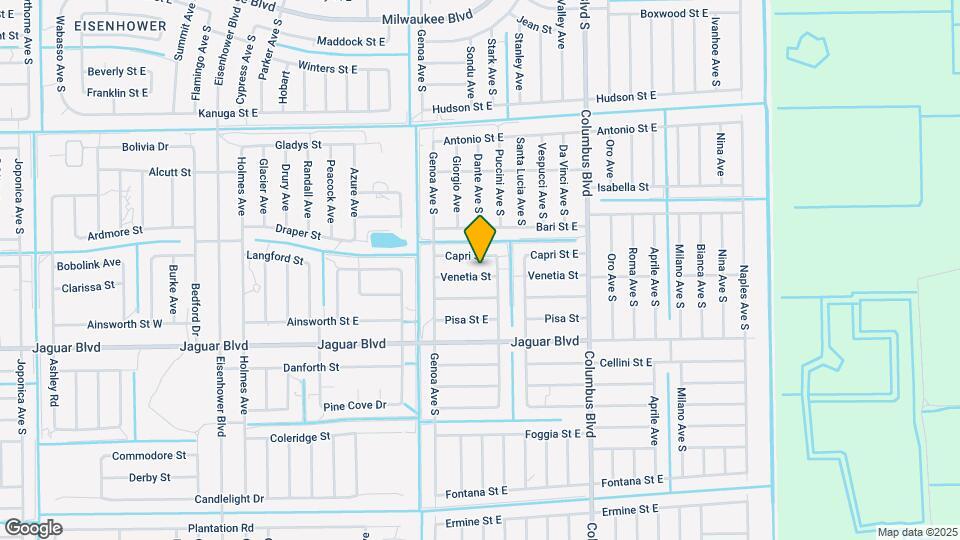 1117 Venetia St Map and Location Details