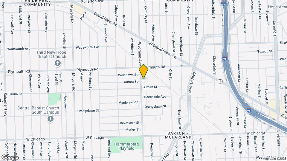 11348 Wyoming St Map and Location Details
