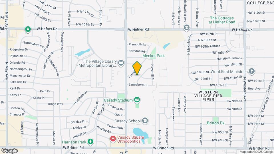 10117 Stoneham Ave Map and Location Details