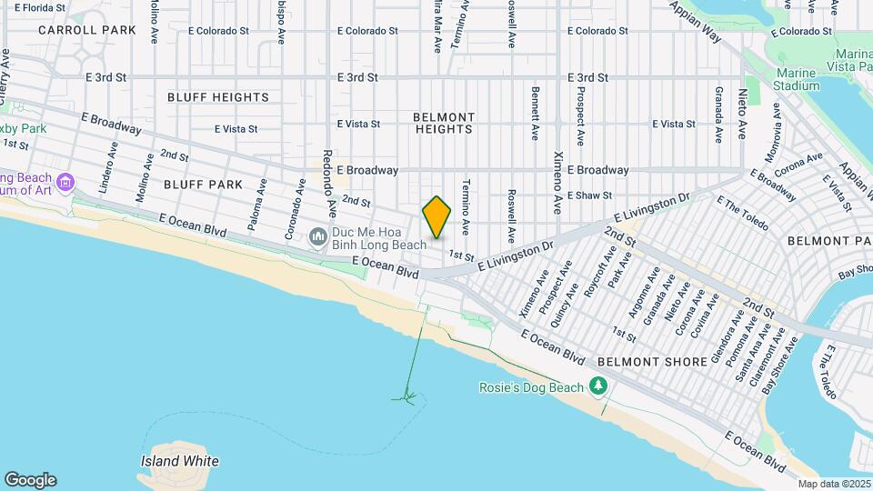 3835 E 1st St Map and Location Details