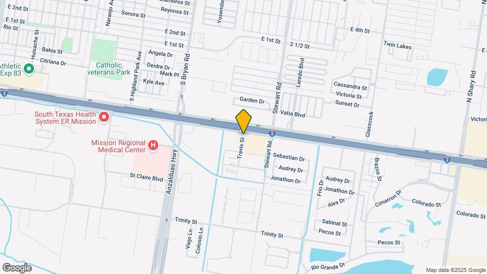 813 Travis St Mapa y Detalles de la Ubicación