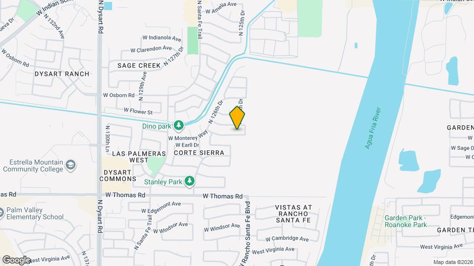 12566 W Monterey Way Map and Location Details