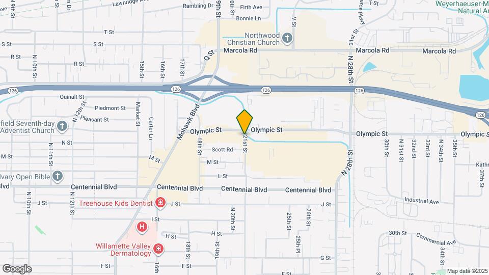 1632 21st St Map and Location Details