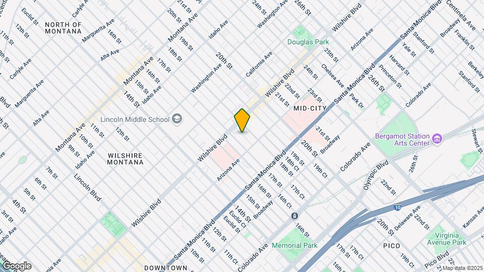 1227 17th St Map and Location Details
