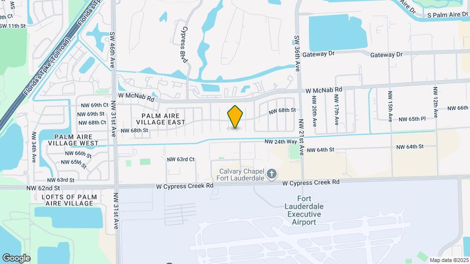 6721 NW 26th Ave Map and Location Details