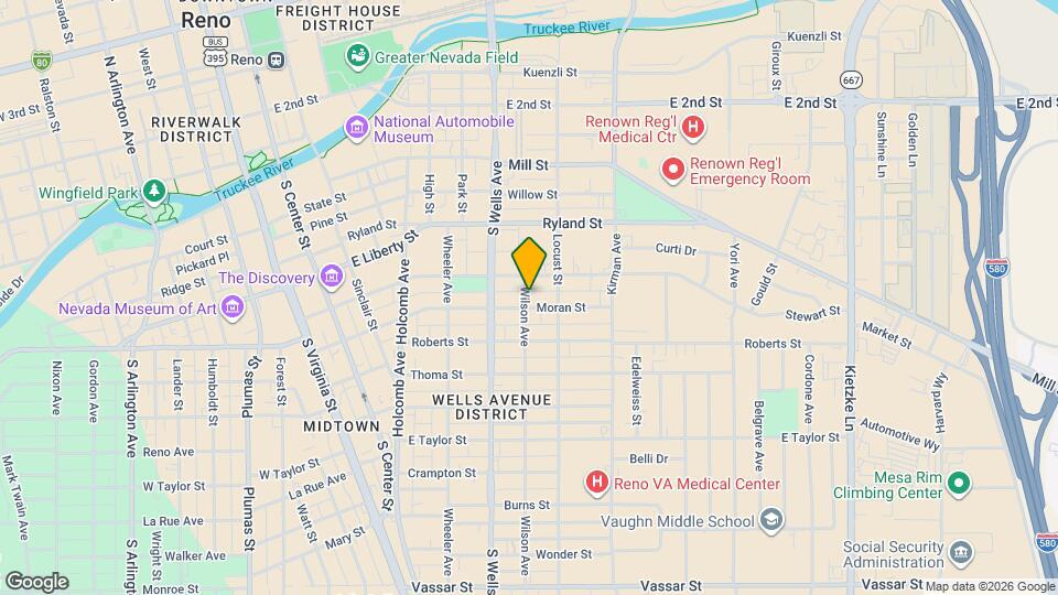 460 Wilson Ave Map and Location Details