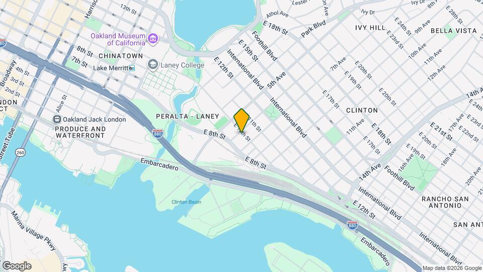 850 6th Ave, Unit A Map and Location Details