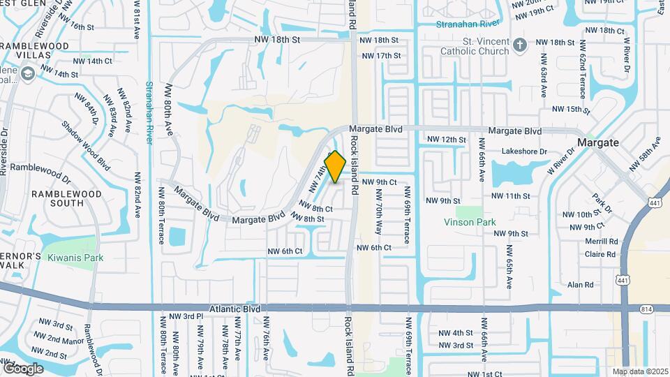 1055 NW 73rd Ave Map and Location Details