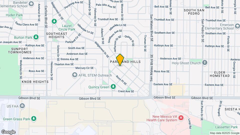 1706 Ridgecrest Dr SE Map and Location Details