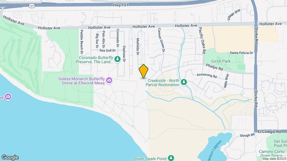 447 Ellwood Beach Dr Map and Location Details
