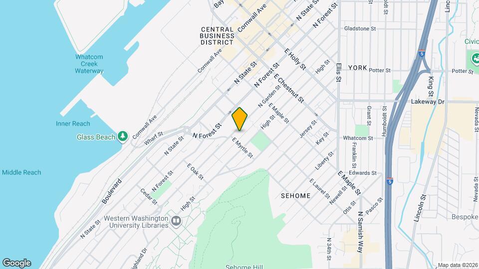 910 N Garden St Map and Location Details