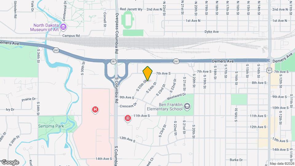 723 S 25th St Map and Location Details