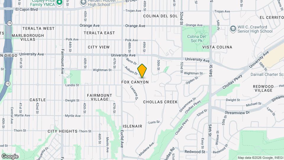 4925 Auburn Dr Map and Location Details