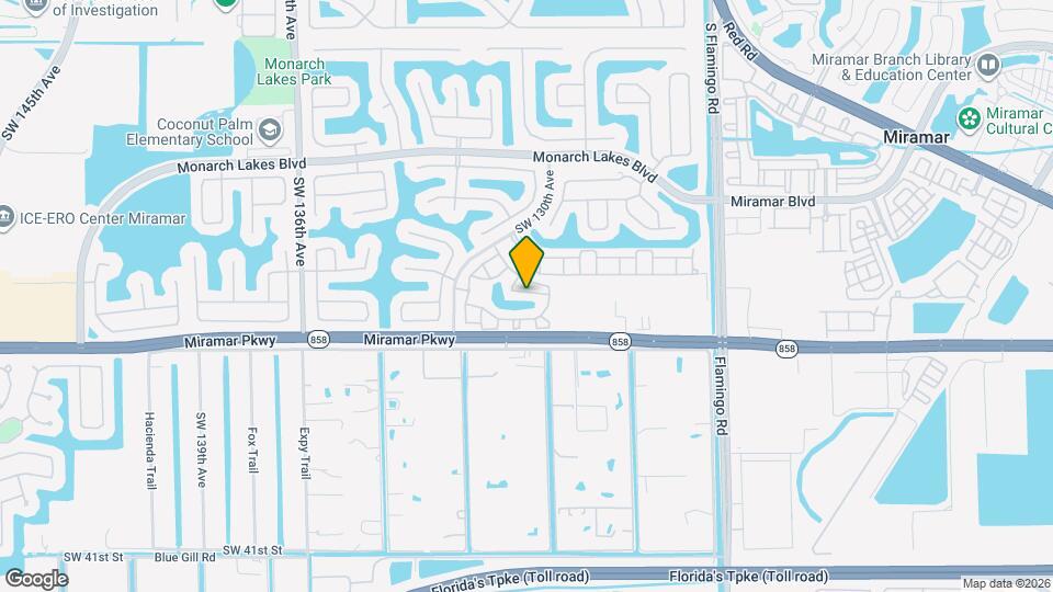 12858 SW 31st St Map and Location Details