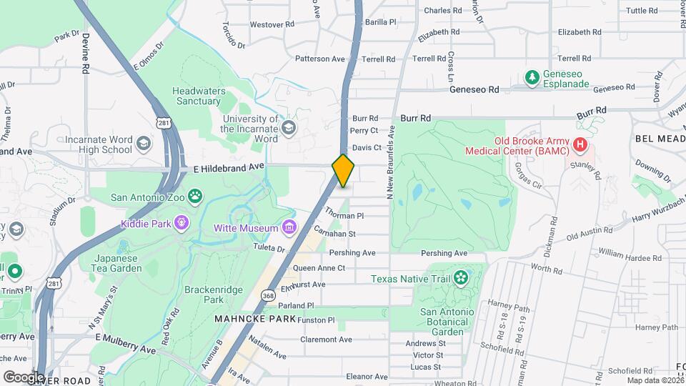 123 Allensworth St Map and Location Details