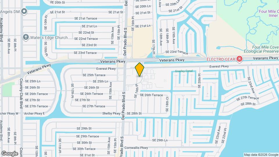 2521 SE 16th Pl Map and Location Details