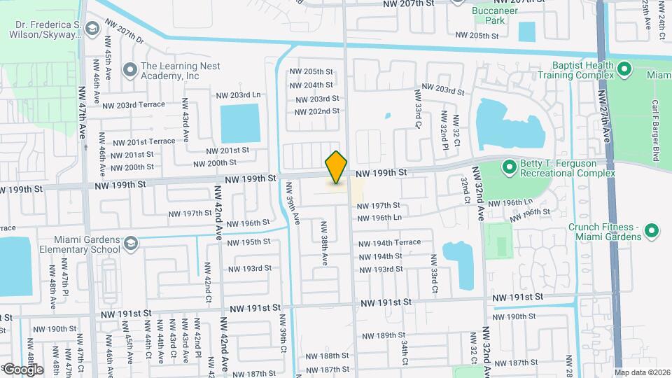 3751 NW 197th Terrace Map and Location Details