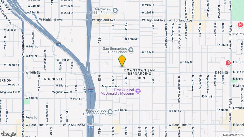 627-639 W 17th St Map and Location Details