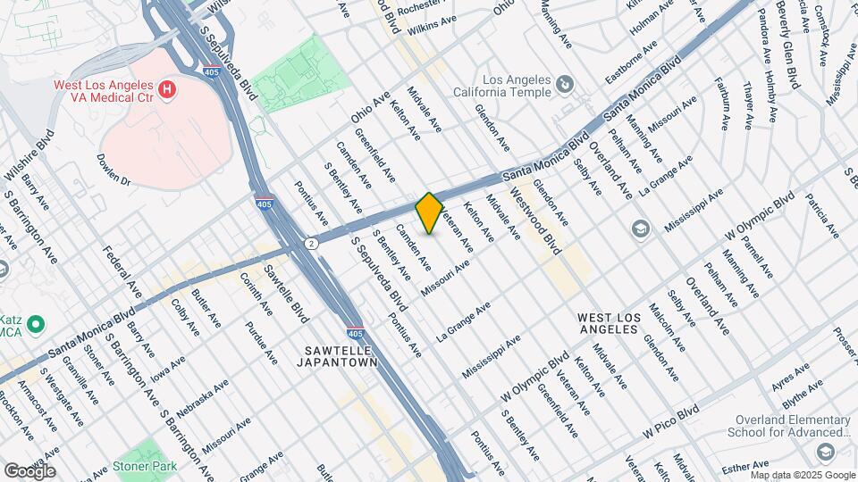 1843 Greenfield Ave Mapa y Detalles de la Ubicación