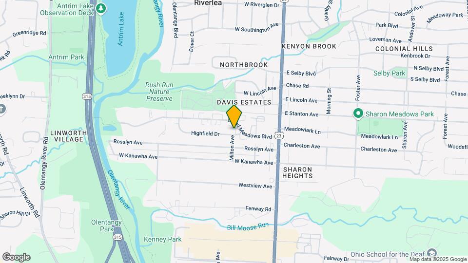 146 Highfield Dr Map and Location Details