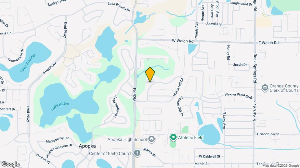 1086 Welch Hill Cir Map and Location Details