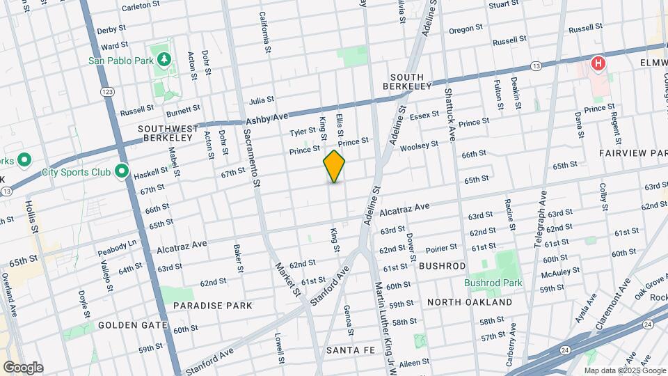 1706 Fairview St Map and Location Details
