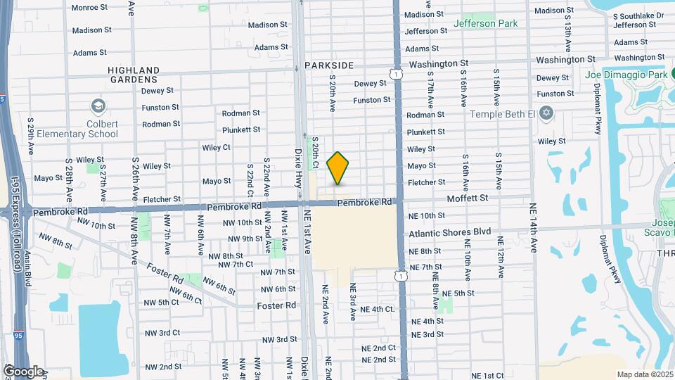 1950 Fletcher St Map and Location Details