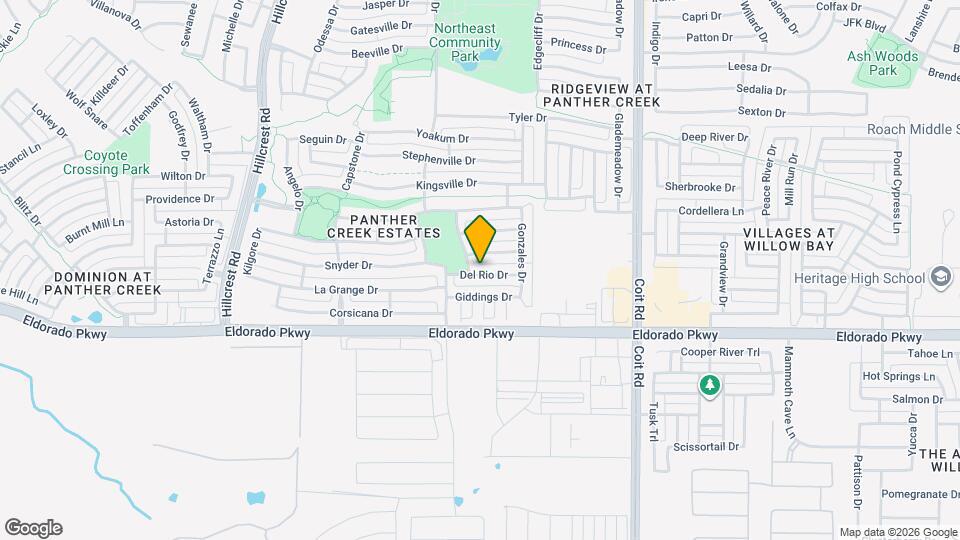 11936 Del Rio Dr Map and Location Details