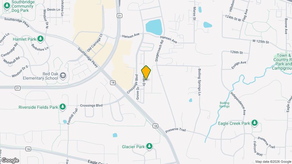 1731 Riverside Dr Map and Location Details