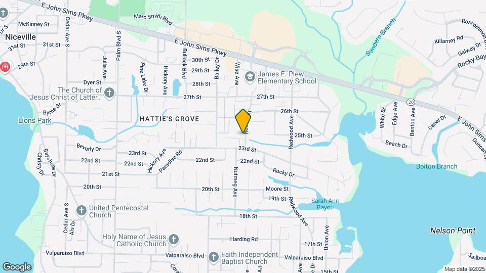 1504 Reeves St Map and Location Details