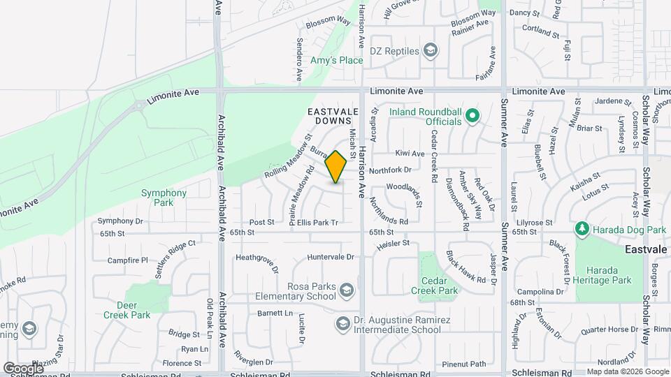 13884 Oak Tree Ln Map and Location Details