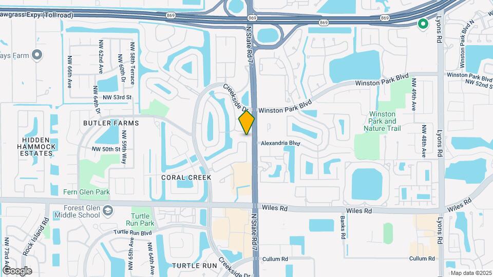 5738 NW 48th Dr Map and Location Details