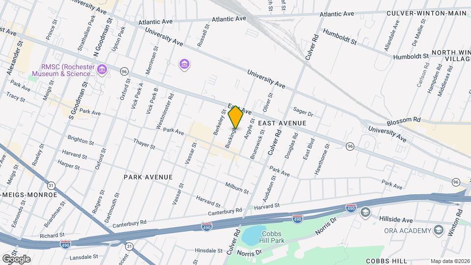 12 Buckingham St Map and Location Details