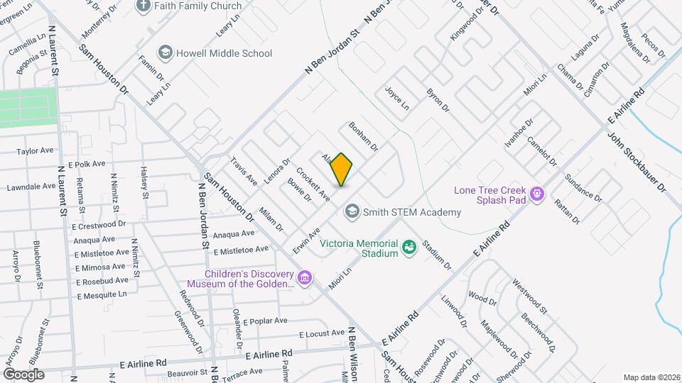 3007 E Mistletoe Ave Map and Location Details