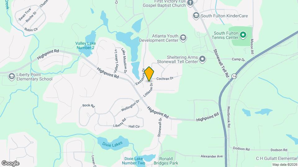 6140 Littleton Dr Map and Location Details