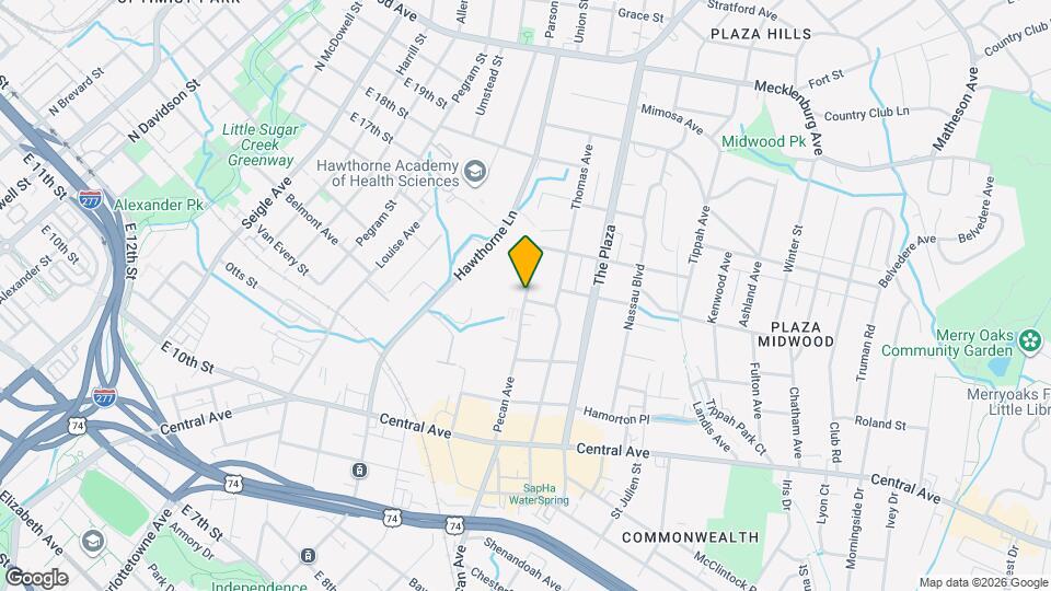 1603 Pecan Ave Map and Location Details